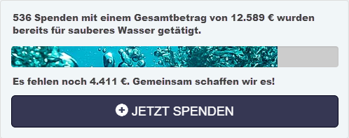 Screenshot: Beispiel eines individuell umgesetzten Widgets
