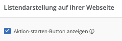 Aktivierte Option Aktion-starten-Button anzeigen