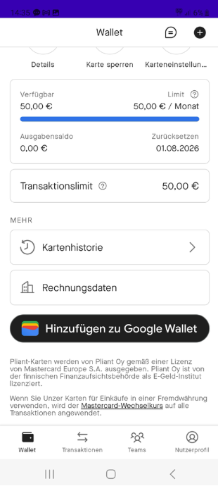 Kartendetailseite mit der Schaltfläche Hinzufügen zu am unteren Ende der Kartendetailseite
        </p>
    </div>

    <h2 style=