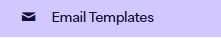Email Templates in the left-hand navigation