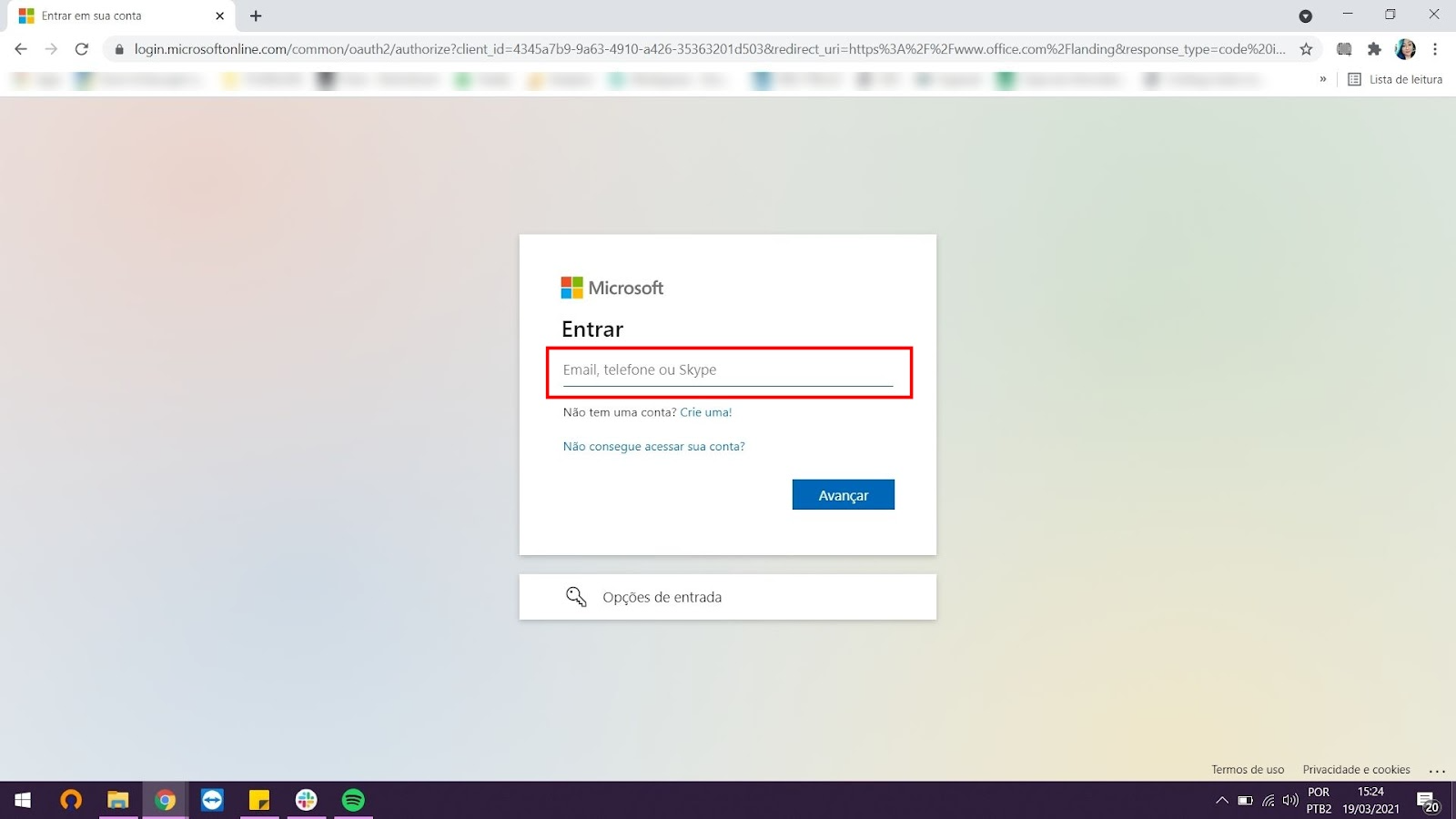 Faça o login na sua conta Microsoft (Foto: Reprodução/Microsoft)