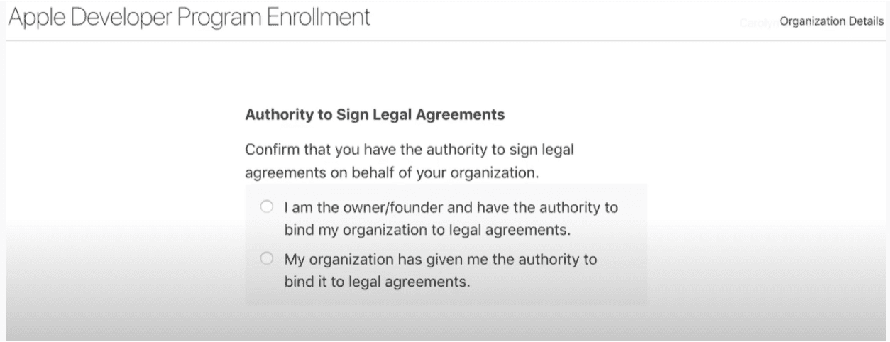 developer program license agreement