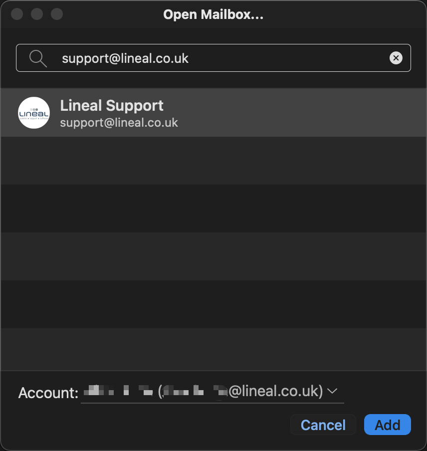 Add Shared Mailbox To Outlook On Mac Lineal Software Solutions Ltd Add Shared Mailbox To Outlook On Mac Lineal Software Solutions Ltd