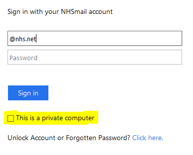 A screenshot of a login box 
Description automatically generated