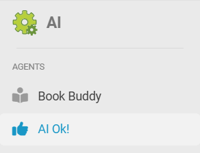 AI options for Book Buddy and AI ok with AI ok selected