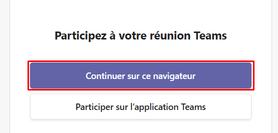 rejoindre une réunion teams