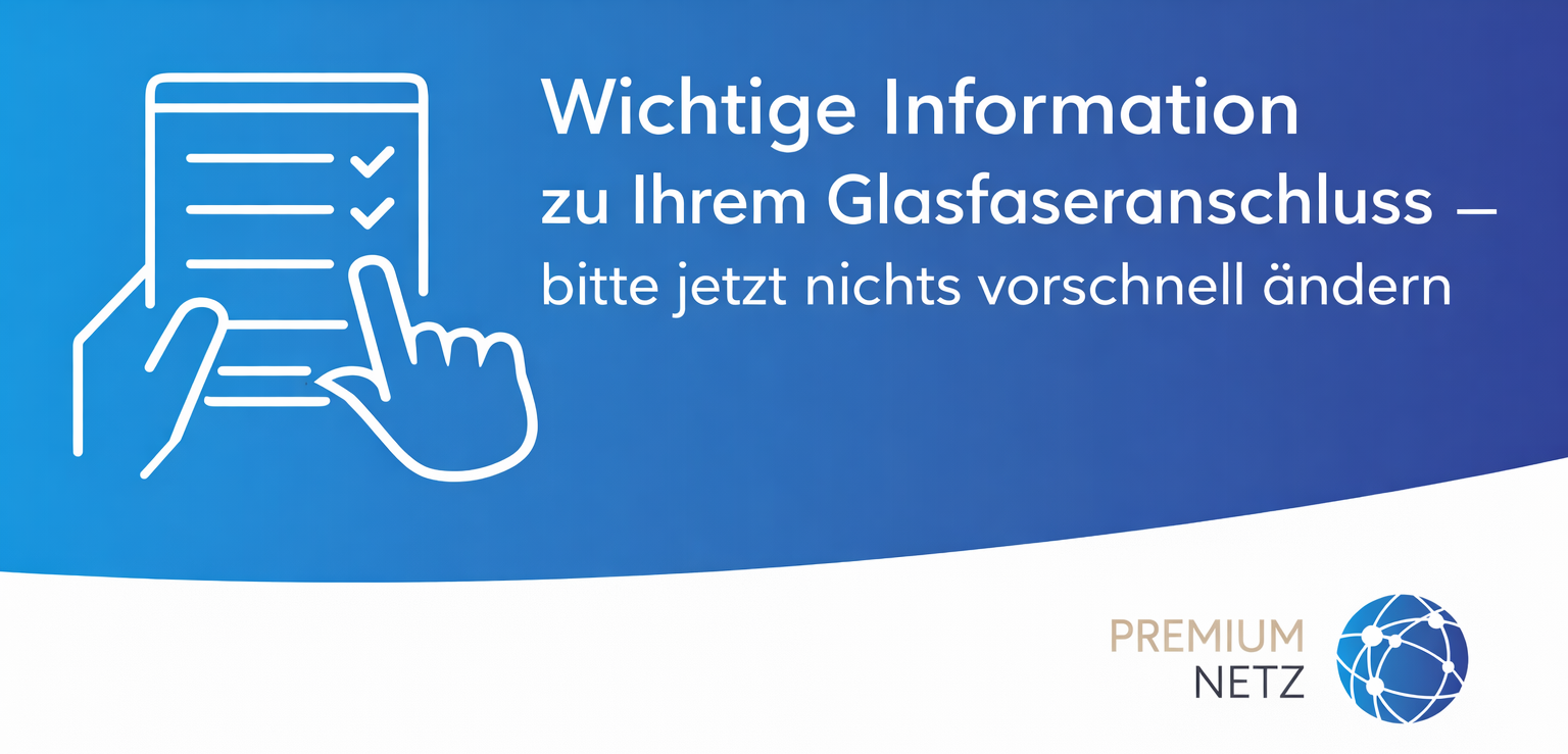 Wichtige Information