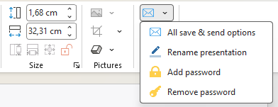 Power-user l Save & Send menu