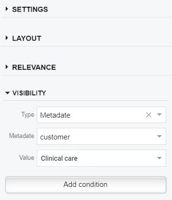 Screenshot Use of metadata within the course editor