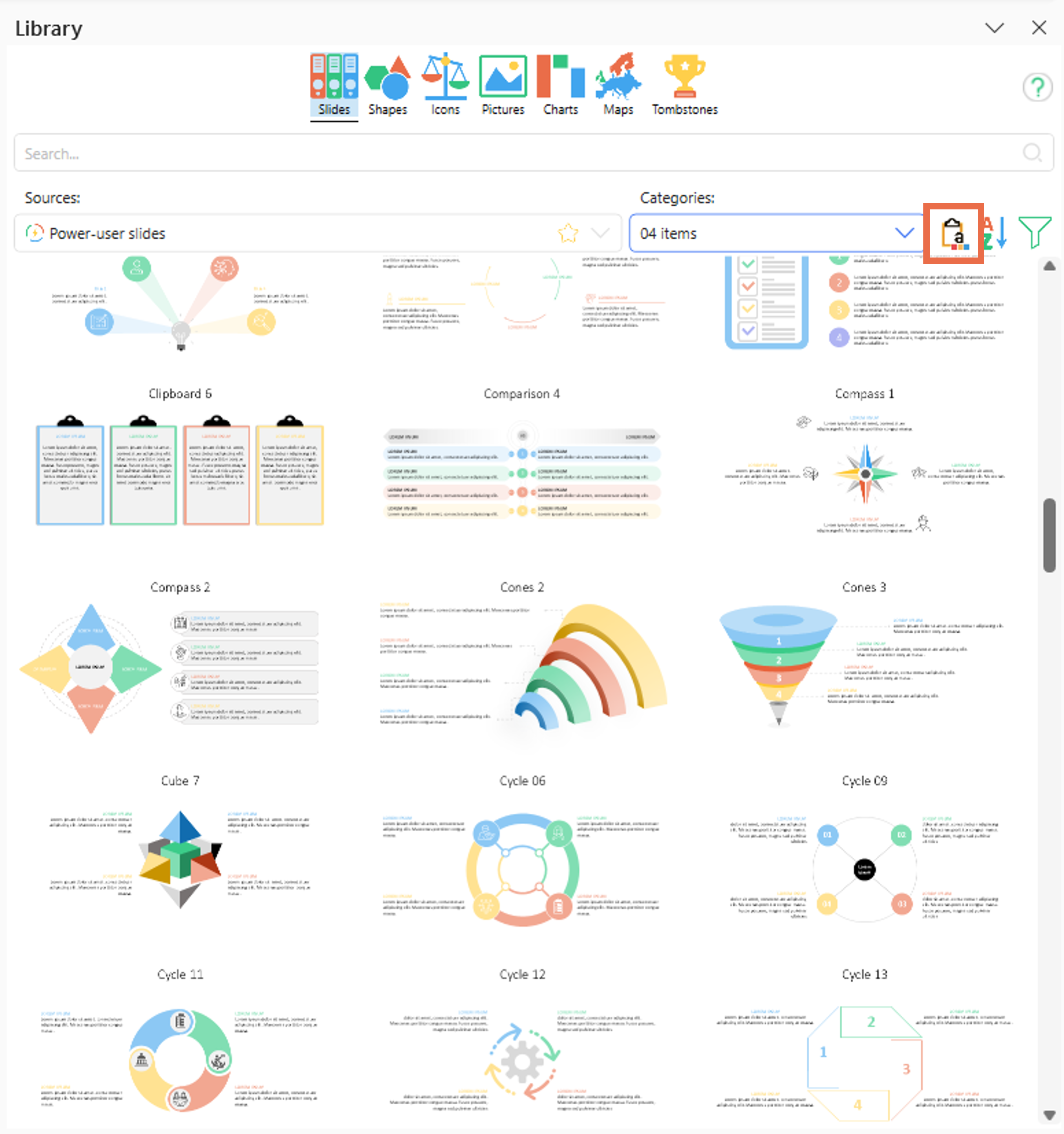 Power-user l Slide Templates Library