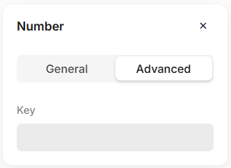Advanced settings