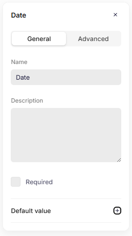 General settings