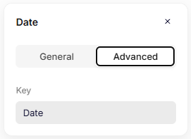 Advanced settings