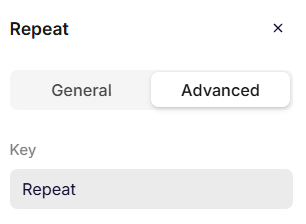 Advanced settings