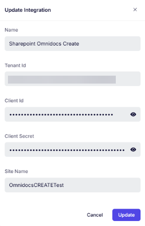 Sharepoint integration