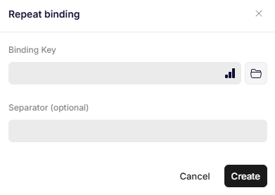 Repeat binding