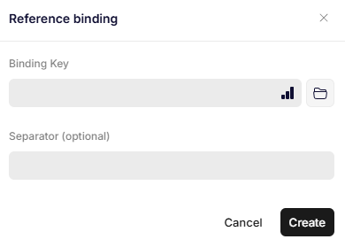 Reference binding