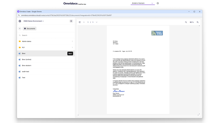 The Create App - Presenting an overview of available recipes