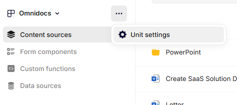 Settings