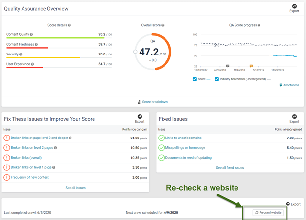 Recheck_a_site_from_the_QA_overview_page