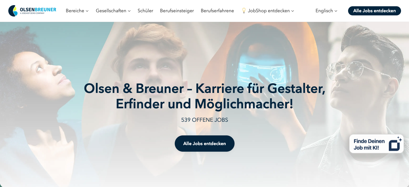 Startmodul Beispielansicht