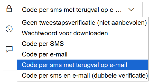 Screenshot verificatiemogelijkheden in SecuDoc
