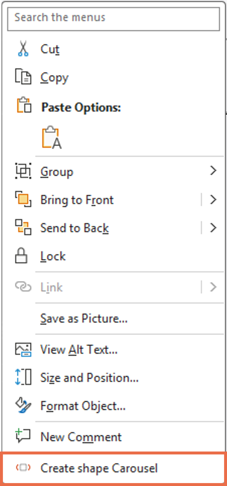 PowerPoint l Create a Shape Carousel with Power-user