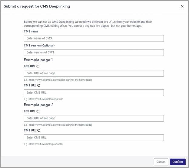 Screenshot showing the steps mentioned in the list on the platform.