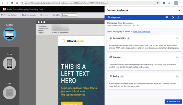 Screenshot of a Prepublish check that has completed processing