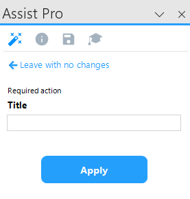 Screenshot from UK - Assist Pro User Manual