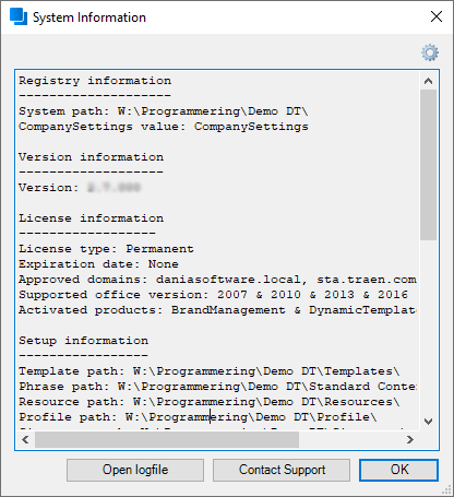 Screenshot from UK-DT Product description 2.16.000