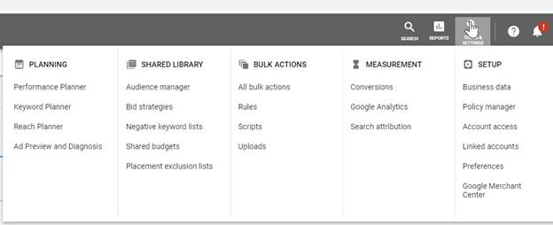 Google_main_menu_-_Tools_and_Settings_-_Set_Up_-_Account_Access