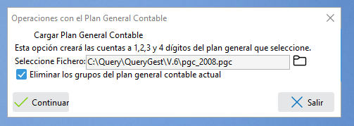 Operaciones con el Plan General Contable