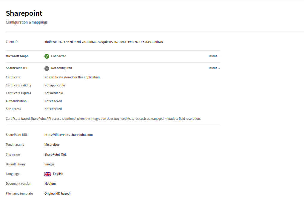 Example where SharePoint API access is unavailable