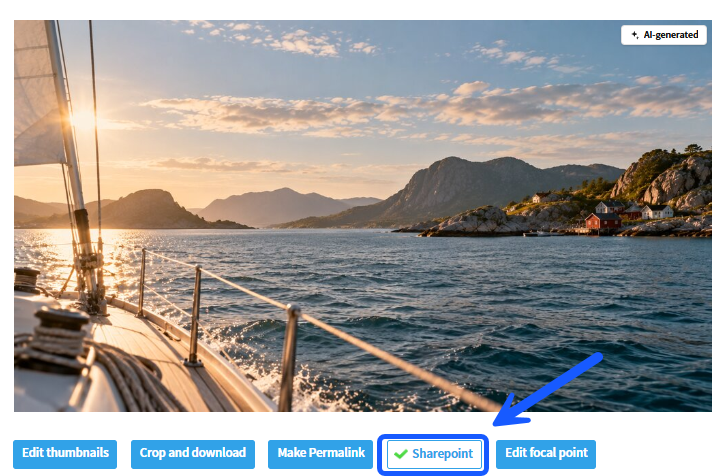 Imageshop transfer status example
