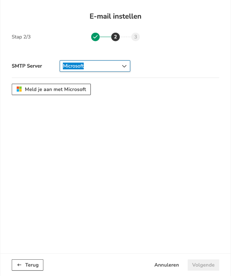 SMTP-server Microsoft