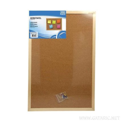 TTO CORK BOARD 90X120 WOODEN FRAME 403923