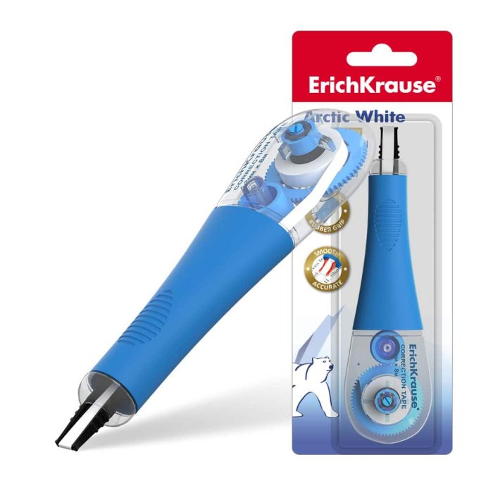 ERICHKRAUSE CORRECTION TAPE TECHNO WHITE 4.2mm x 8m 21887 - Image 1