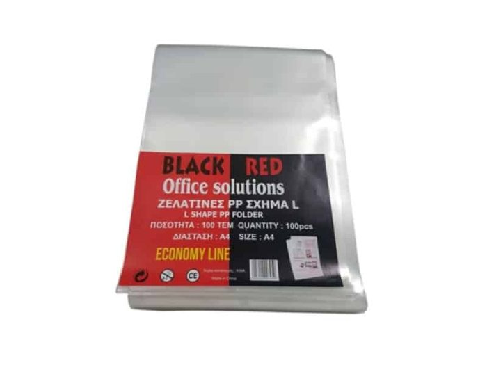 B/R PVC FOLDER A4 LSHAPE POCKET 0,70MM (100PCS) BR00395 - Image 1