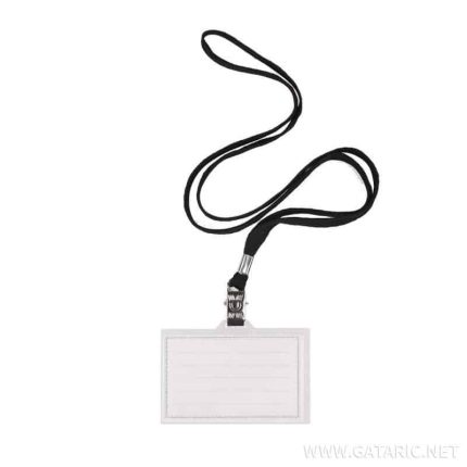 TTO NAME BADGE HOLDER & LANYARD BLACK EACH 405444