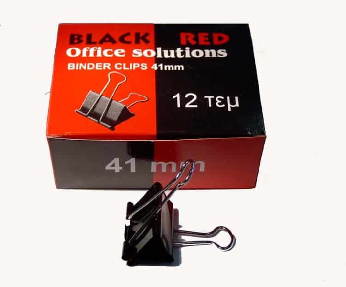 B/R BINDER CLIPS 41MM (12PCS) BR40004 - Image 1