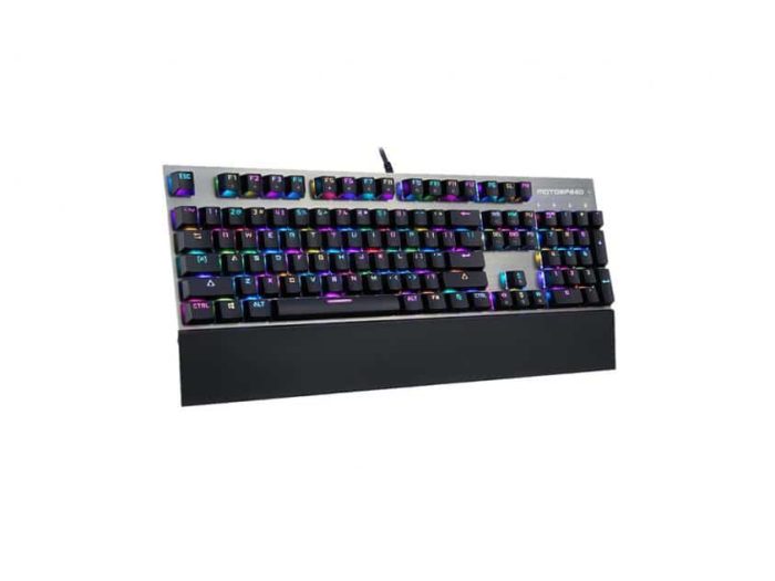 MOTOSPEED WIRED MECHANICAL KEYBOARD GR BLACK CK108 - Image 1