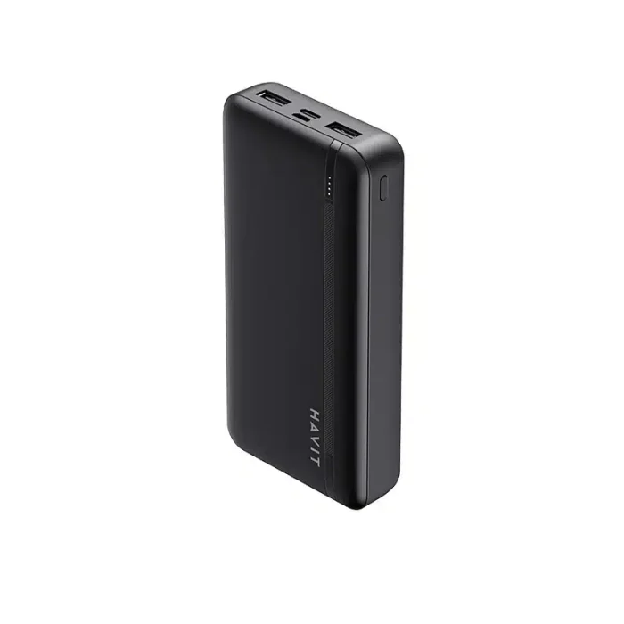 HAVIT POWERBANK WITH LED 2x USB-A & USB-C 20000mAh BLACK PB91 - Image 1
