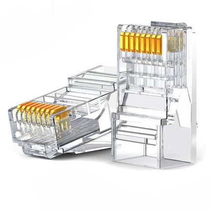 UGREEN 10x PLUG COUPLER END RJ45 8P8C CAT 6 TRANSPARENT 50961