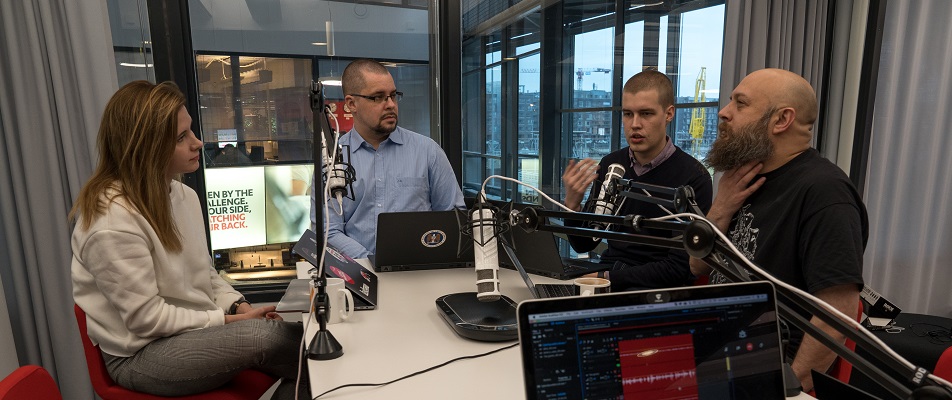 Guests discussing 2019 predictions on Cyber Security Sauna podcast