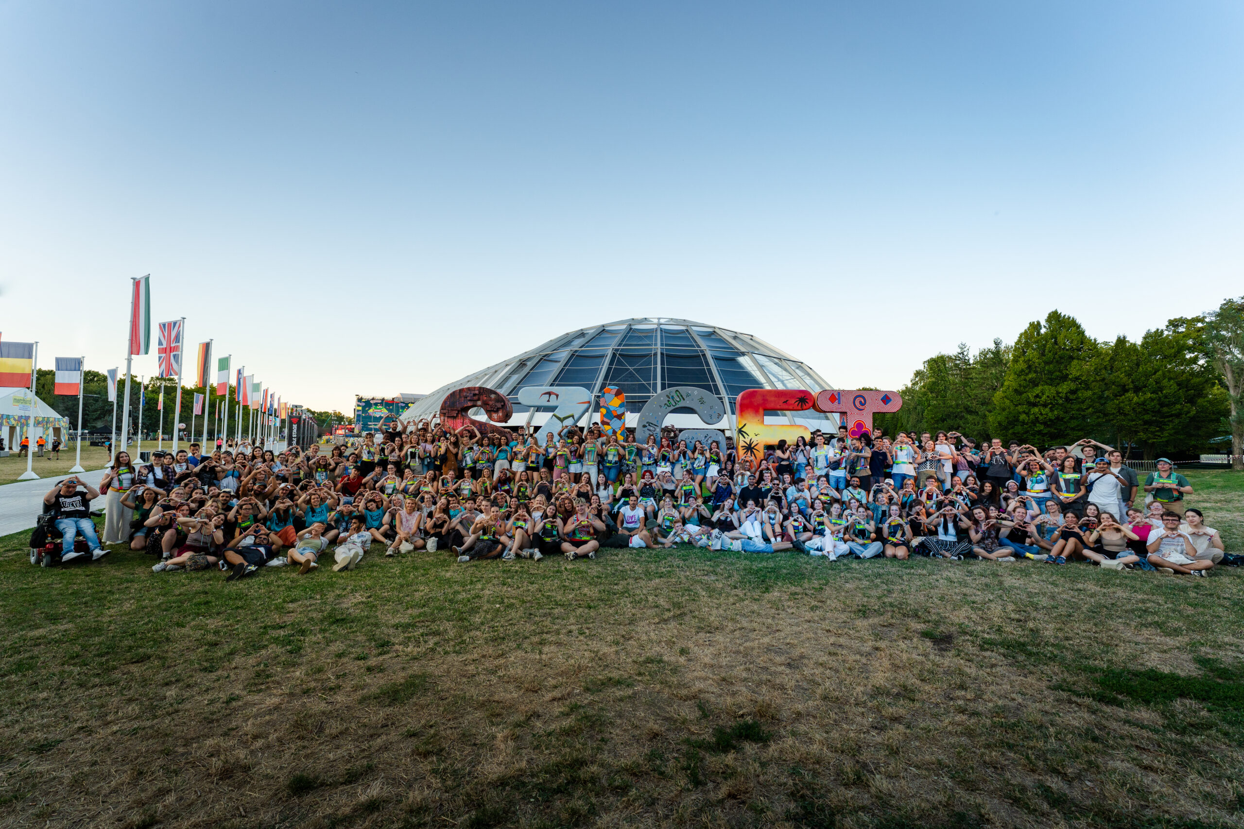 Sziget Fesztivál csoportkép