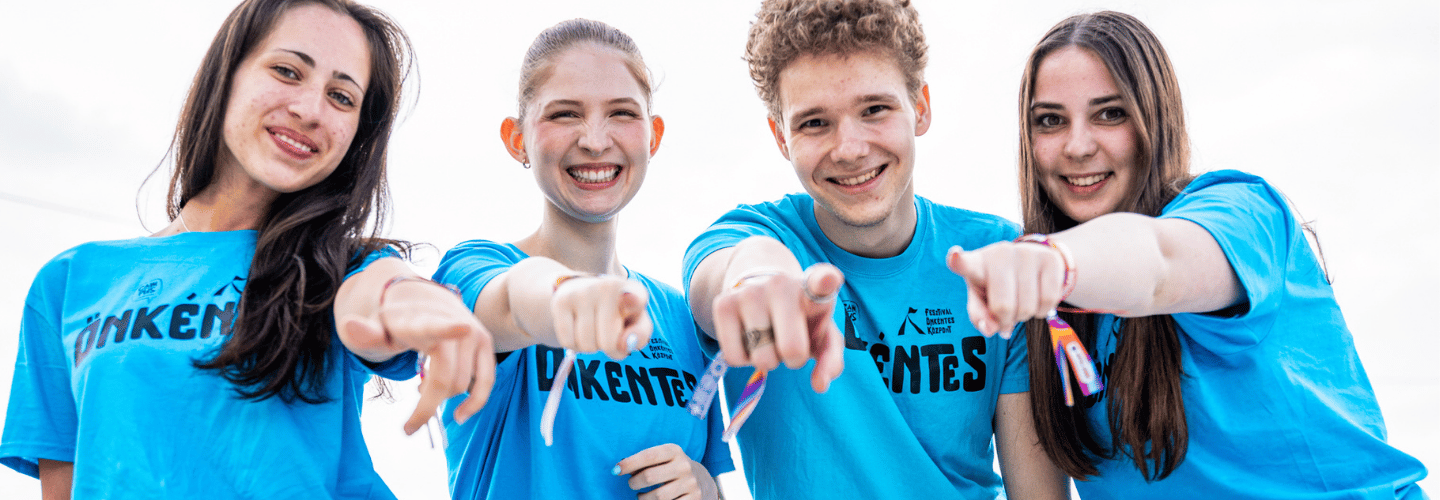 Campus fesztivál önkéntesek