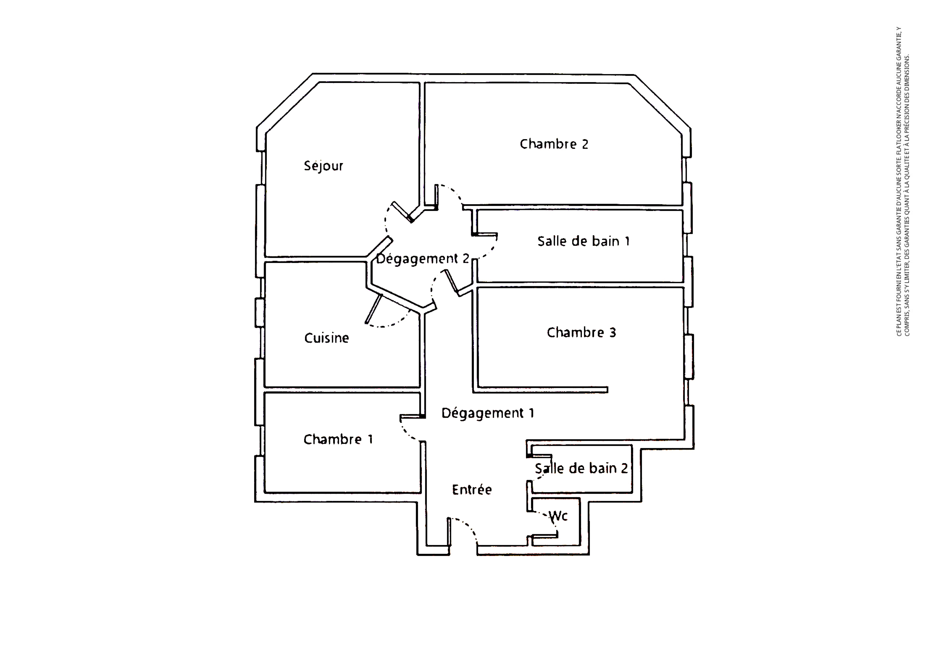 Location d'un T5 à SaintDenisUniversité 93200 SaintDenis