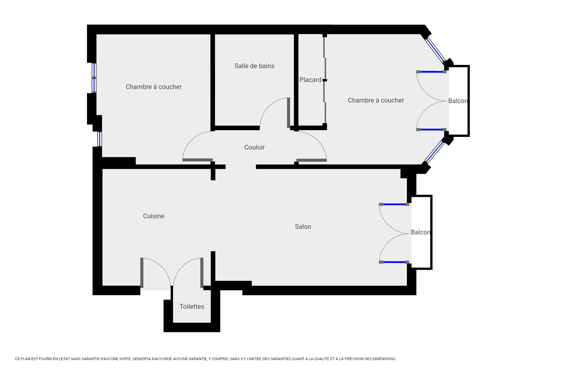 Location d'un T3 à George V 75008 Paris
