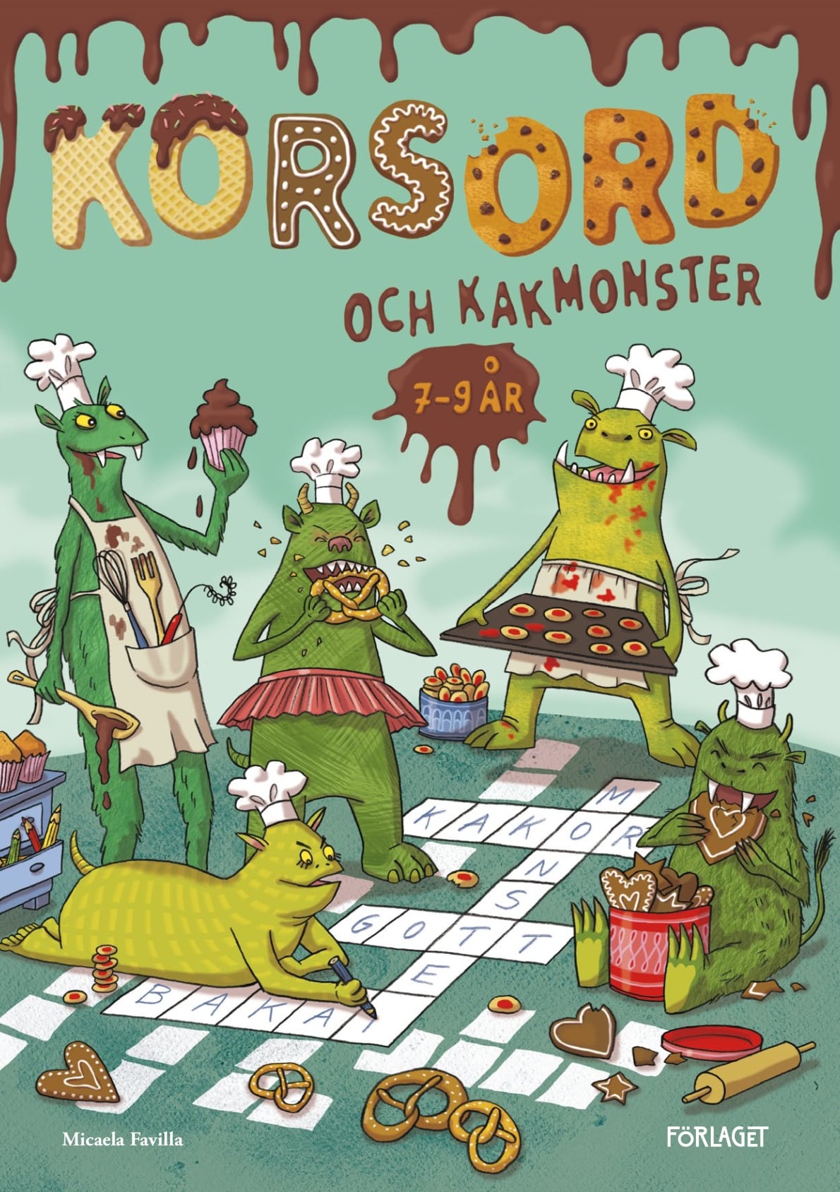 korsord och kakmonster Micaela Favilla: Korsord och kakmonster
